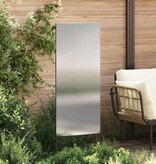 VidaXL Tuin Privacy Screen Fretwerk Zilver 50 x 140 cm Roestvrij staal