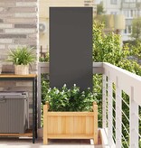 VidaXL Tuin Privacy Screen Zwart 50 x 140 cm Koudgewalst staal