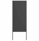 VidaXL Tuin Privacy Screen Zwart 50 x 140 cm Koudgewalst staal
