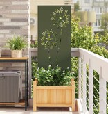 VidaXL Tuin Privacy Screen Olijfgroen 50 x 140 cm Koudgewalst staal