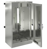 VidaXL Brievenbus Zwart 30 x 23 x 55 cm Gegalvaniseerd staal