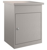 VidaXL Pakket inwerp box Roestig 44 x 35 x 59 cm Cortenstaal