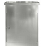 VidaXL Pakket inwerp box Zwart 44 x 35 x 59 cm Gegalvaniseerd staal