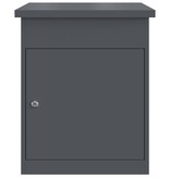 VidaXL Pakket inwerp box Antraciet 44 x 35 x 59 cm Staal