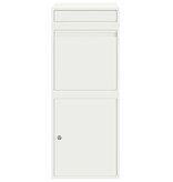 VidaXL Pakket inwerp box Wit 41 x 38 x 103 cm Staal