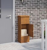 VidaXL Pakket inwerp box Roestig 44.5 x 29 x 110.5 cm Cortenstaal