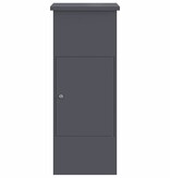 VidaXL Pakket inwerp box Antraciet 44.5 x 29 x 110.5 cm Staal