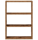 VidaXL Wandschap 43x9x60 cm bewerkt hout oud houtkleurig