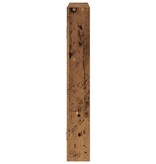 VidaXL Wandschap 43x9x60 cm bewerkt hout oud houtkleurig