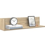 VidaXL Wandschappen 2 st 75x16,5x16,5cm bewerkt hout sonoma eikenkleur