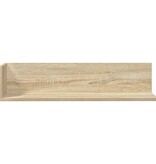 VidaXL Wandschappen 2 st 75x16,5x16,5cm bewerkt hout sonoma eikenkleur