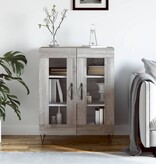 VidaXL Dressoir 69,5x34x90 cm bewerkt hout grijs sonoma eikenkleurig