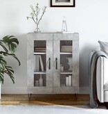 VidaXL Dressoir 69,5x34x90 cm bewerkt hout betongrijs