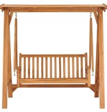 VidaXL Schommelbank 170 cm massief teakhout