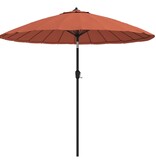 VidaXL Parasol met aluminium paal 270 cm terracottakleurig