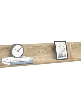 VidaXL Wandschappen 2 st 100x16,5x16,5 cm bewerkt hout sonoma eiken