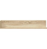 VidaXL Wandschappen 2 st 100x16,5x16,5 cm bewerkt hout sonoma eiken