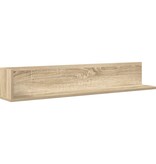 VidaXL Wandschappen 2 st 100x16,5x16,5 cm bewerkt hout sonoma eiken