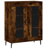 VidaXL Dressoir 69,5x34x90 cm bewerkt hout gerookt eikenkleurig