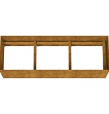 VidaXL Plantenbak verhoogd 120x40x40 cm cortenstaal