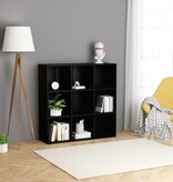VidaXL Boekenkast 98x29x97,5 cm bewerkt hout zwart