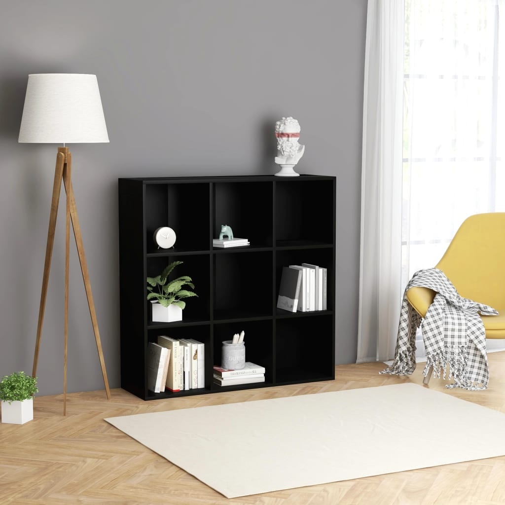 VidaXL Boekenkast 98x29x97,5 cm bewerkt hout zwart