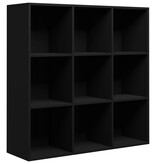 VidaXL Boekenkast 98x29x97,5 cm bewerkt hout zwart