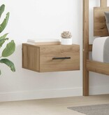 VidaXL Nachtkastje artisanaal eikenkleurig 35 x 35 x 20 cm