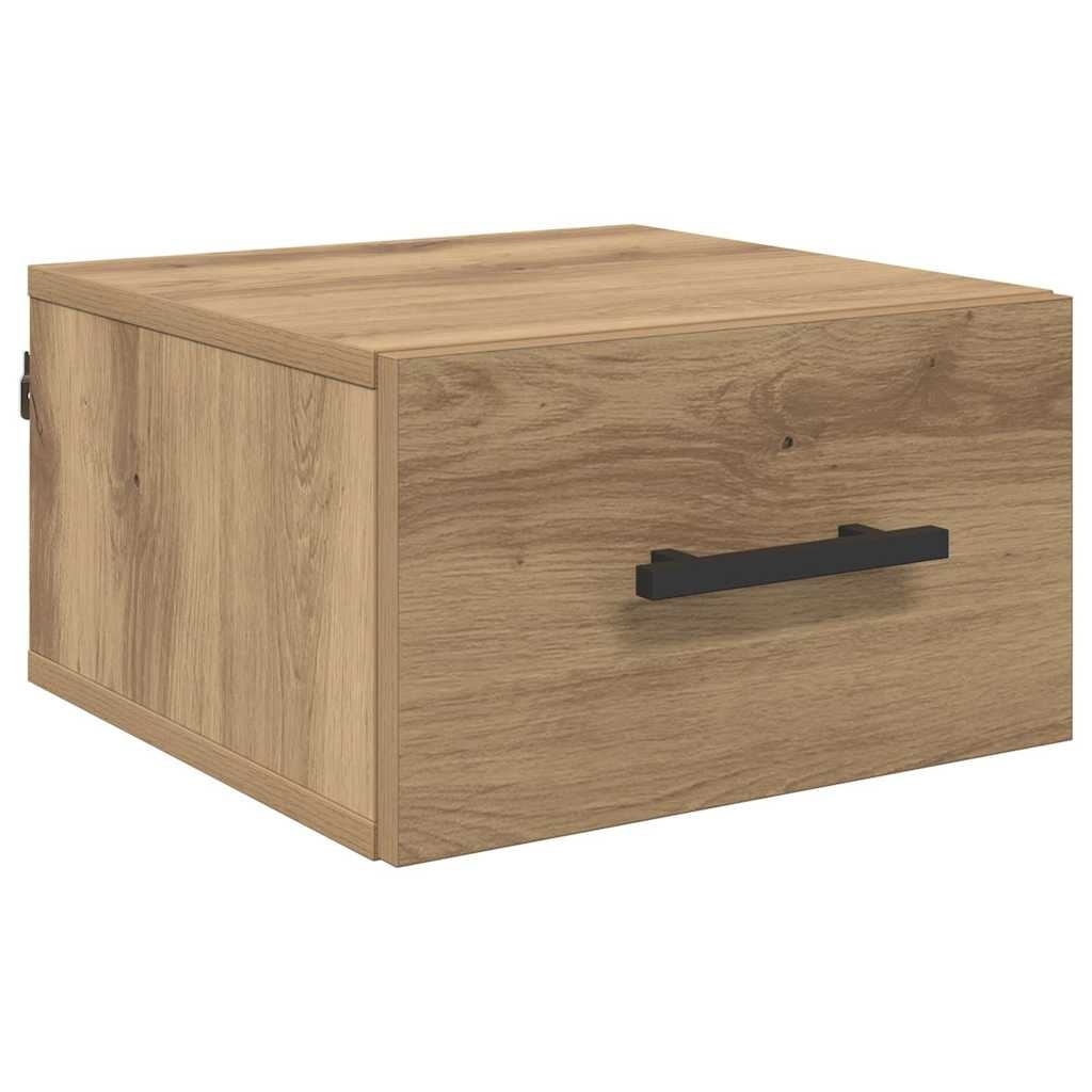 VidaXL Nachtkastje artisanaal eikenkleurig 35 x 35 x 20 cm