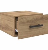 VidaXL Nachtkastje artisanaal eikenkleurig 35 x 35 x 20 cm