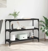 VidaXL Boekenkast Zwart eiken 40 x 33 x 70.5 cm Bewerkt hout