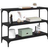 VidaXL Boekenkast Zwart eiken 40 x 33 x 70.5 cm Bewerkt hout