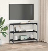 VidaXL Boekenkast Zwart eiken 40 x 33 x 70.5 cm Bewerkt hout