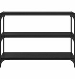 VidaXL Boekenkast Zwart eiken 40 x 33 x 70.5 cm Bewerkt hout