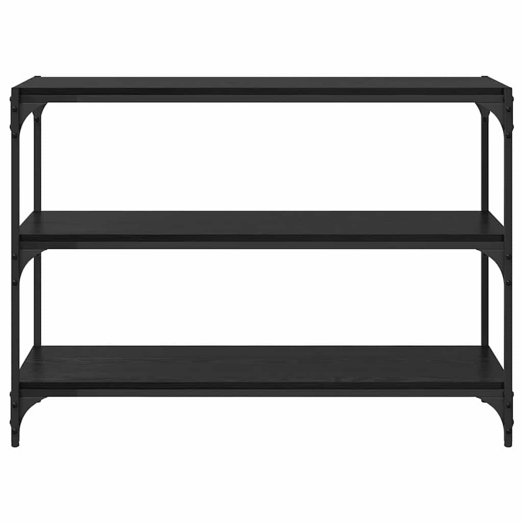 VidaXL Boekenkast Zwart eiken 40 x 33 x 70.5 cm Bewerkt hout