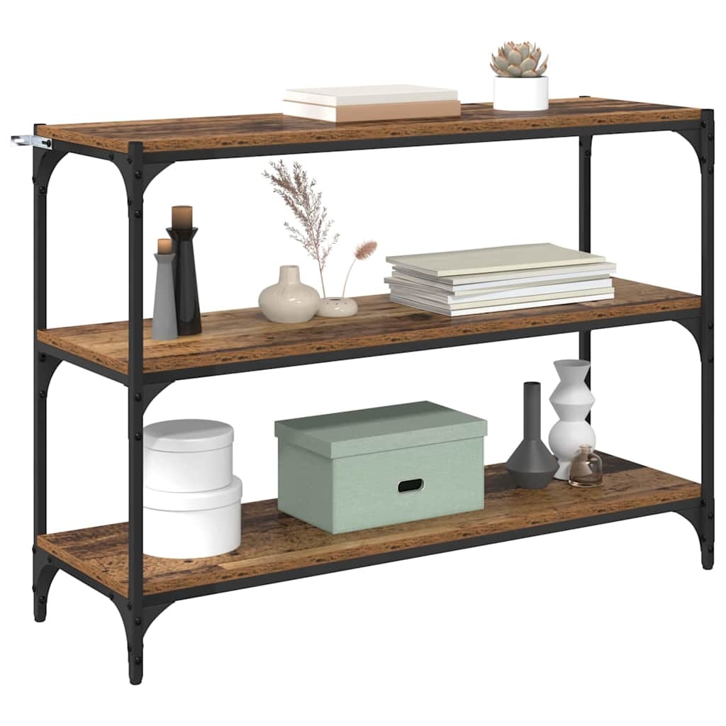 VidaXL Boekenkast Oud hout 40 x 33 x 70.5 cm Bewerkt hout