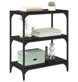 VidaXL Boekenkast Zwart eiken 40 x 33 x 70.5 cm Bewerkt hout