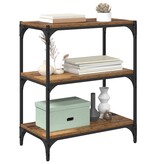 VidaXL Boekenkast Oud hout 40 x 33 x 70.5 cm Bewerkt hout