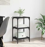 VidaXL Boekenkast Zwart eiken 40 x 33 x 70.5 cm Bewerkt hout