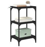 VidaXL Boekenkast Zwart eiken 40 x 33 x 70.5 cm Bewerkt hout