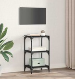 VidaXL Boekenkast Zwart eiken 40 x 33 x 70.5 cm Bewerkt hout