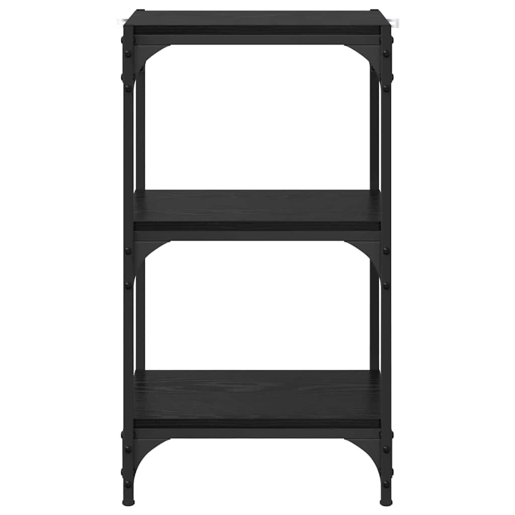 VidaXL Boekenkast Zwart eiken 40 x 33 x 70.5 cm Bewerkt hout