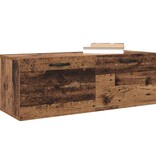 VidaXL Wandkast Oud hout 100 x 36.5 x 35 cm Bewerkt hout