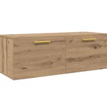 VidaXL Wandkast artisanaal eikenkleurig 100 x 36.5 x 35 cm