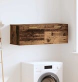 VidaXL Wandkast Oud hout 100 x 36.5 x 35 cm Bewerkt hout