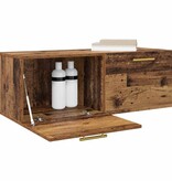 VidaXL Wandkast Oud hout 100 x 36.5 x 35 cm Bewerkt hout