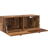 VidaXL Wandkast Oud hout 100 x 36.5 x 35 cm Bewerkt hout