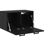 VidaXL Wandkast Zwart eiken 60 x 36.5 x 35 cm Bewerkt hout