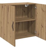 VidaXL Wandkast artisanaal eikenkleurig 60 x 31 x 60 cm Bewerkt hout