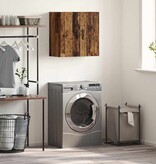 VidaXL Wandkast Wandgemonteerd Oud hout 60 x 31 x 60 cm Bewerkt hout